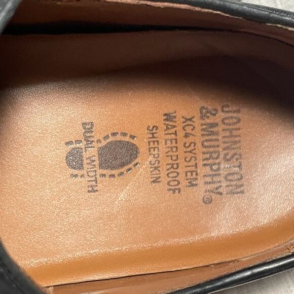 Johnston & Murphy - Men\'s 9M Dress Shoe - XC4 Waterproof Sheep Skin Slip-On -EUC main image 4
